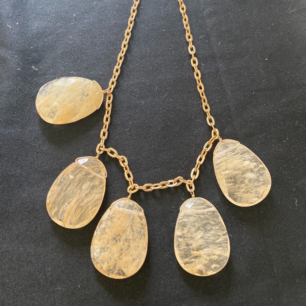 Gold and Stone necklace
